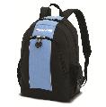 Рюкзак WENGER цв. чёрный/голубой, полиэстер, 32х14х45 см